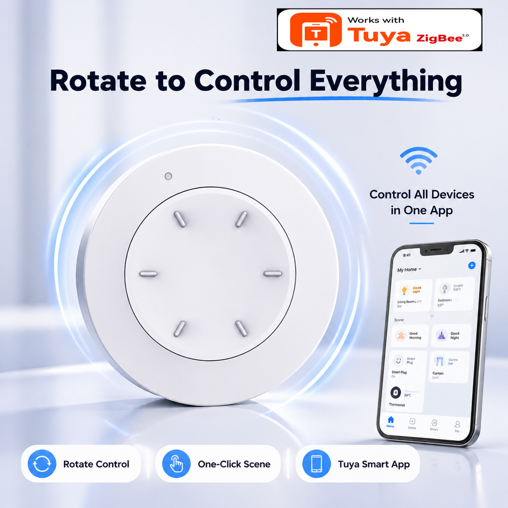 Home Automation Ideas - Slimme ZigBee-knopschakelaar Werk met Tuya Smart