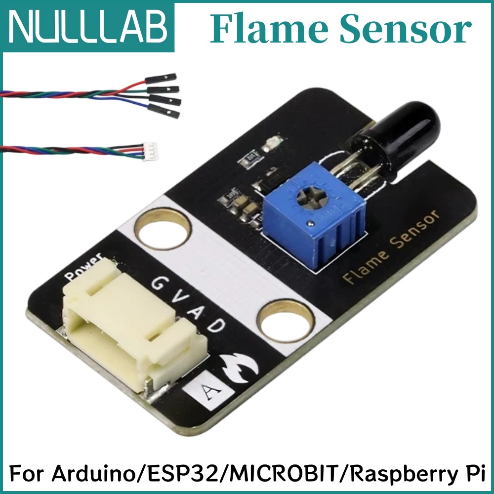 Home Automation Raspberry Pi - Digitale analoge vlamsensor met behuizing PH2.0