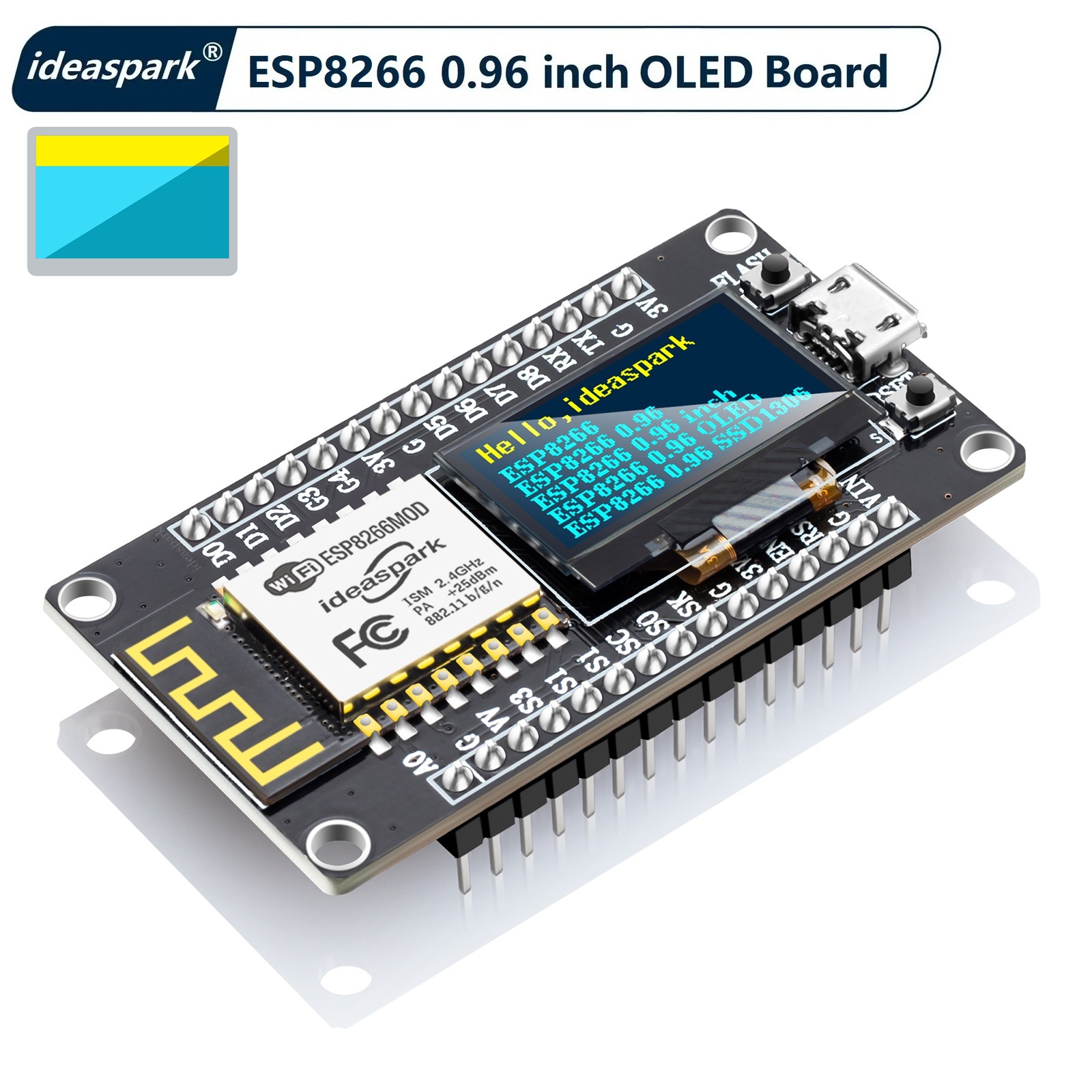 Esp8266 Nodemcu Board - NodeMCU ESP8266 ontwikkelingsbord met 0,96 ''
