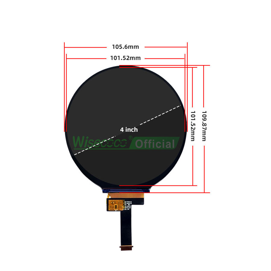 Wisecoco 4 inch rond LCD-scher - Home Automation Raspberry Pi recensie en prijs