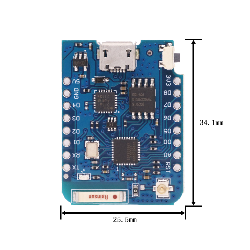 WeMos D1 Mini Pro V3.0 NodeMcu - Esp8266 Nodemcu Board recensie en prijs