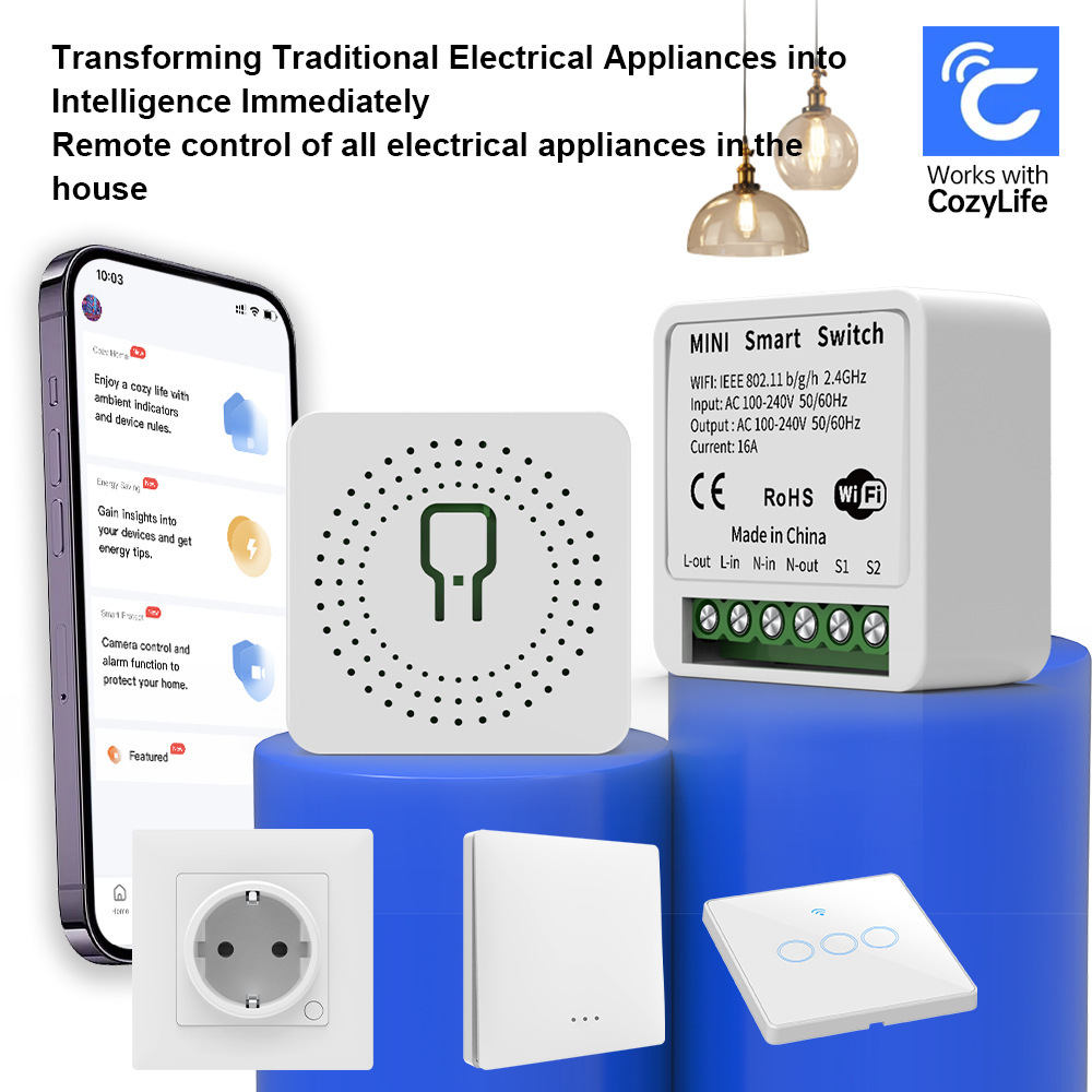 Smart Home WiFi Relaismodule 1 - Diy Smart Home Automation Devices recensie en prijs